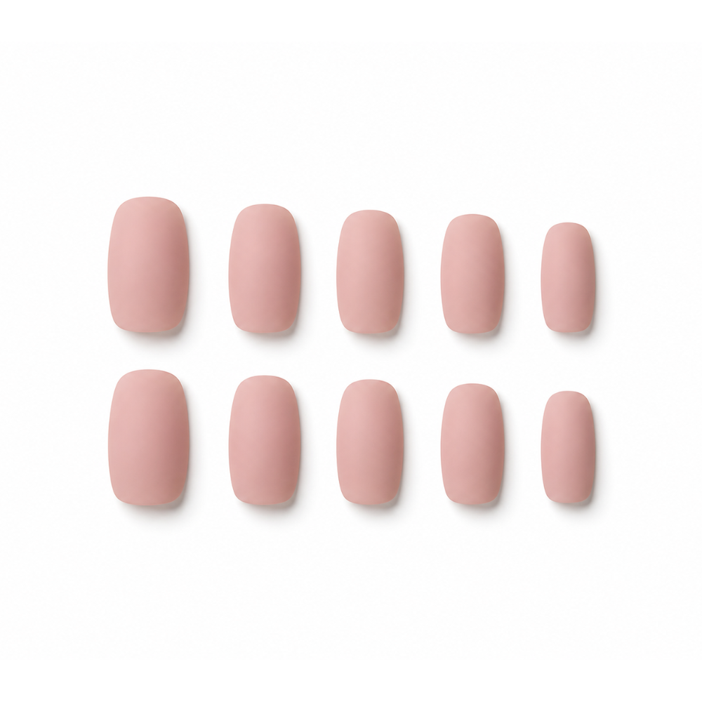 Velvet Nude Soft Square Nails