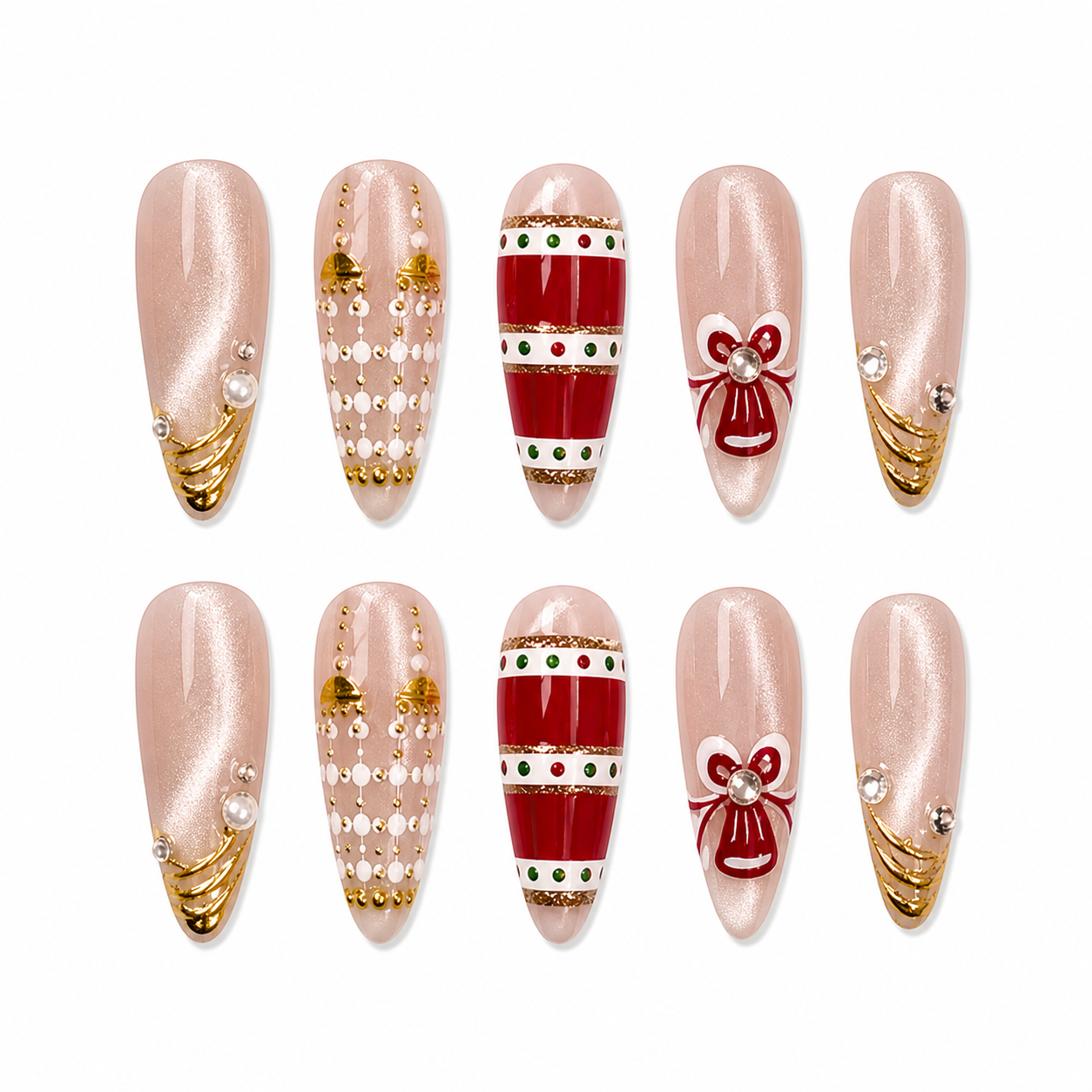 Blush Cat-Eye Chura Luxe Nails
